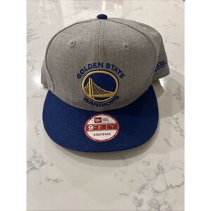 New Era Golden State Warriors 9Fifty Heather 2 Tone Adjustable Snapback Hat Cap